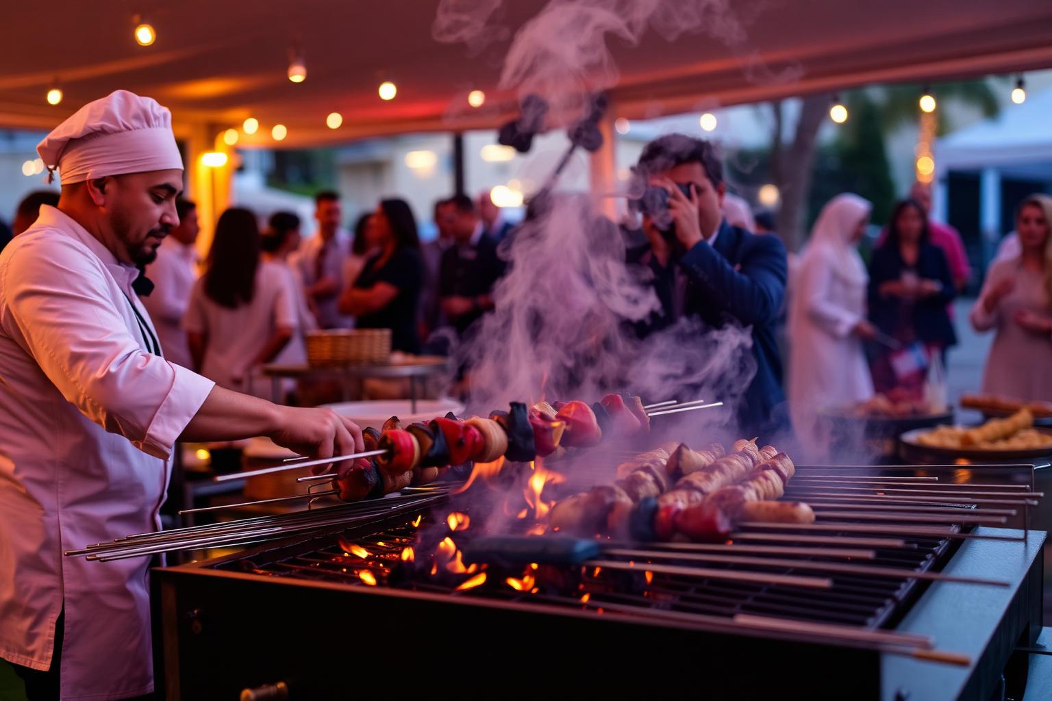 Live BBQ & Grill Stations