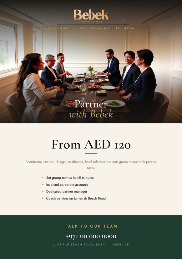 Partner flyer print mockup