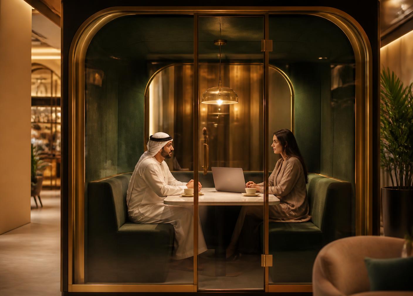 Meet mode inside a Bebek Quiet Room