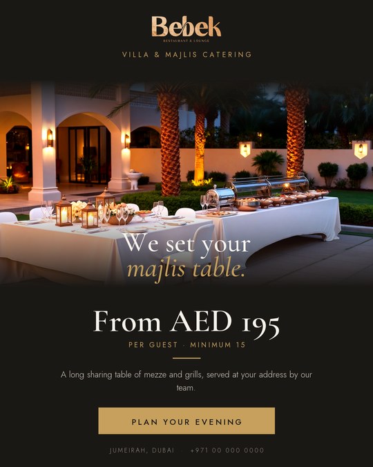Villa & Majlis social media campaign mockup